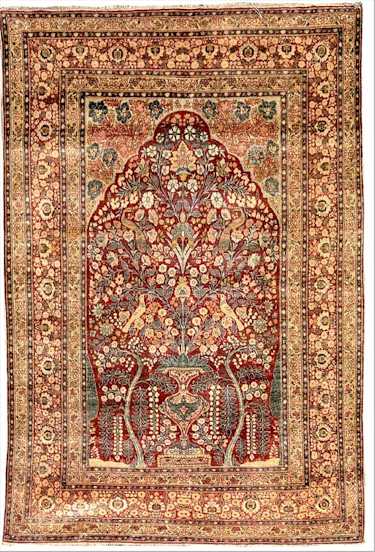 فرش طرح خطیبی سایز 9 متری